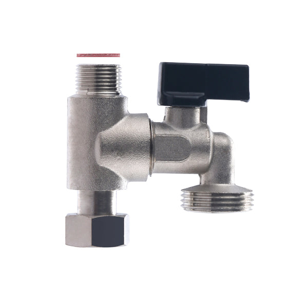 Candeeiro de parede com perfuração e torneira de 1/4 de volta