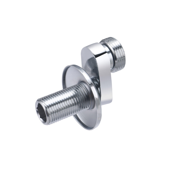 Racor excéntrico de 40 mm M1/2" - M3/4" con embellecedor x2