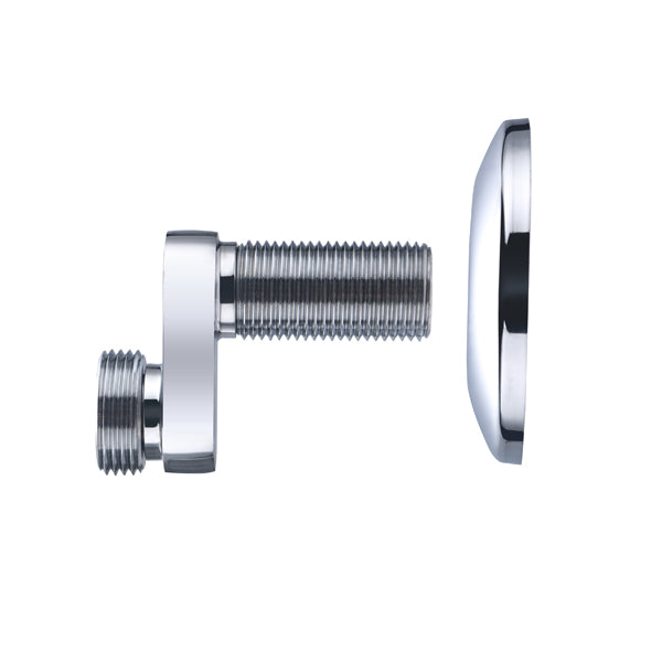 Racor excéntrico de 40 mm M1/2" - M3/4" con embellecedor x2
