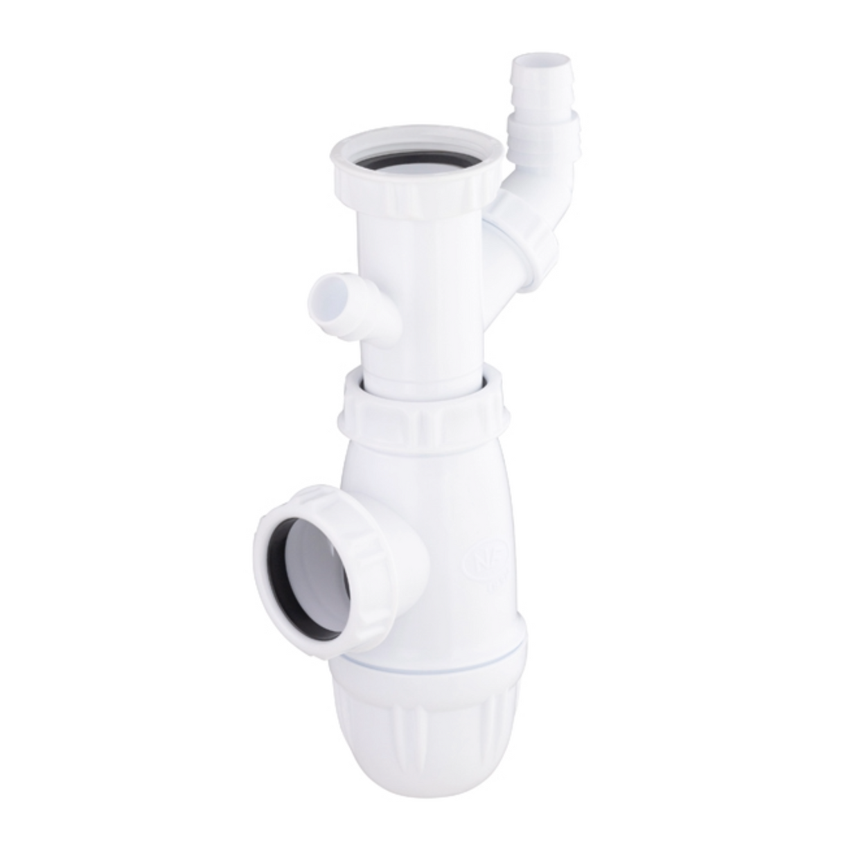 Sifón de fregadero 2 tomas lavadora Ø40