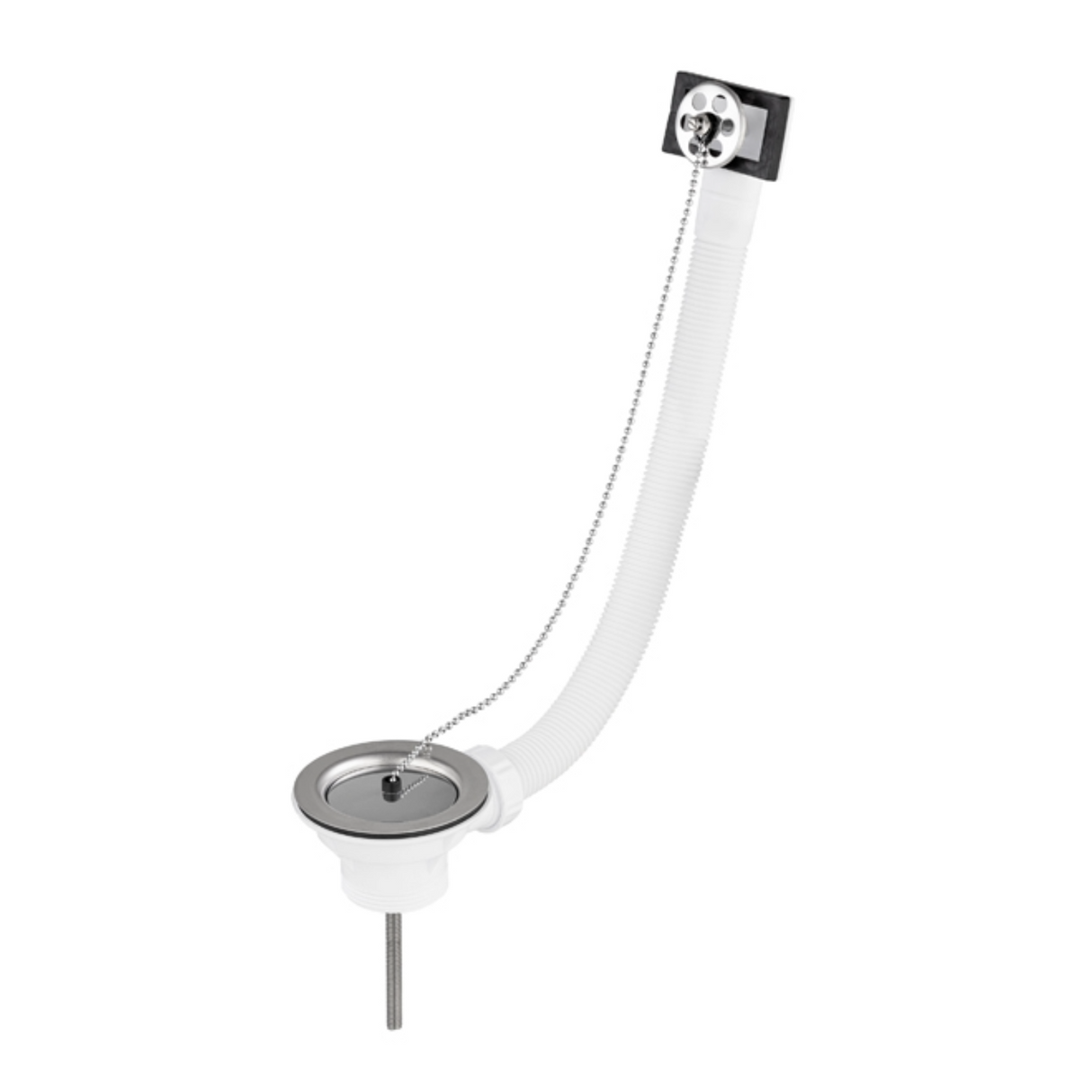 Tapón de lavabo de arenisca/sintético diámetro 60 con rebosadero