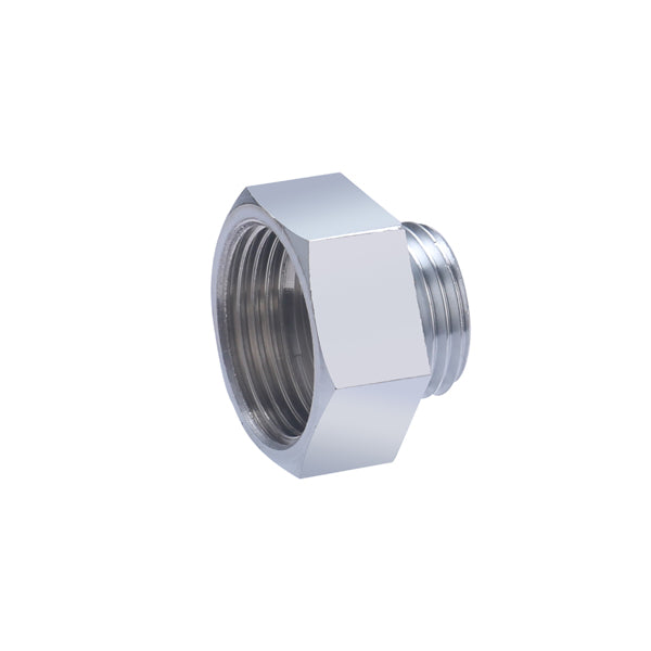 Racor marsella reducido hembra macho 243 cromado