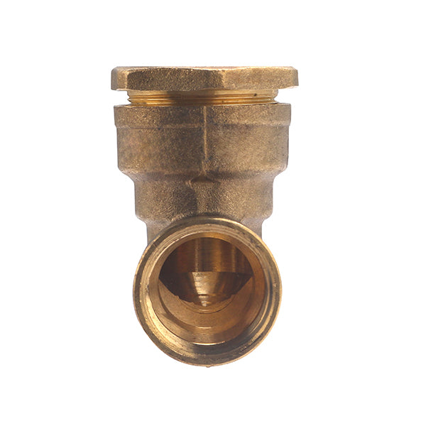 Codo latón hembra para PE