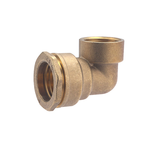 Codo latón hembra para PE