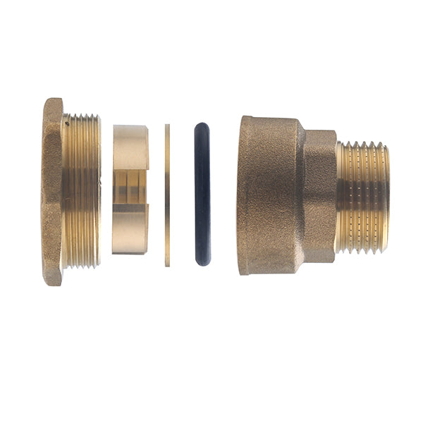 Racor PE Latón Macho