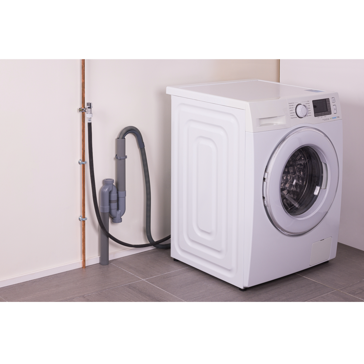 Llave de paso auto perforante 1/4 de vuelta instalación