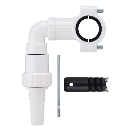 brida de desagüe autoperforante