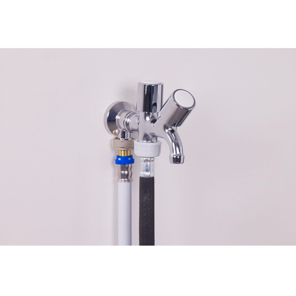 Llave doble para lavadora instalación