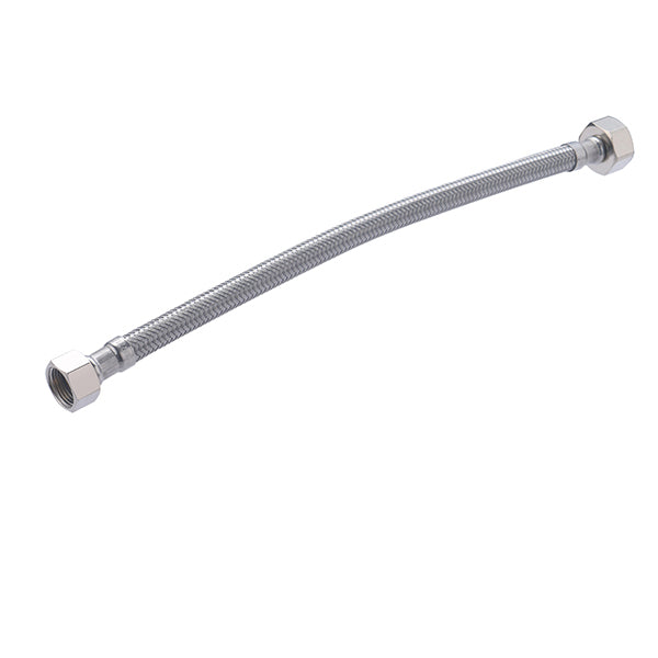 Flexible hembra 1/2 - hembra 3/8 pasaje interior 8 mm