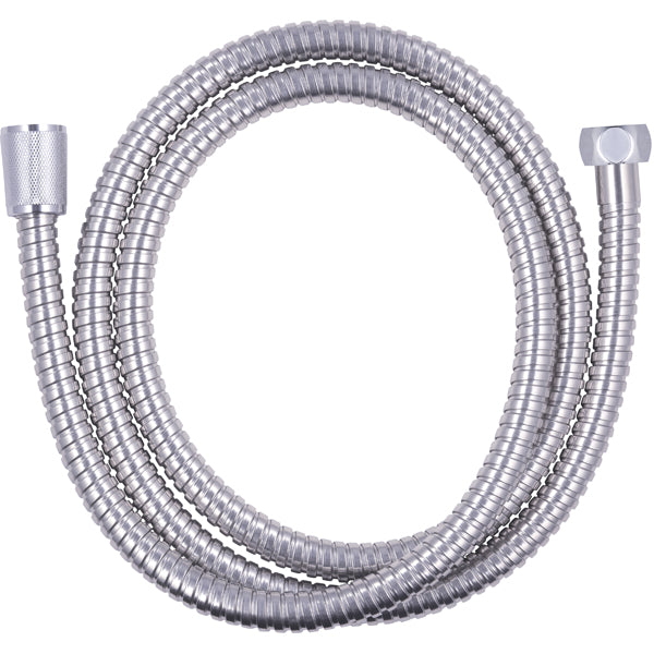 Latiguillo inox doble grapa cromado 1.50m