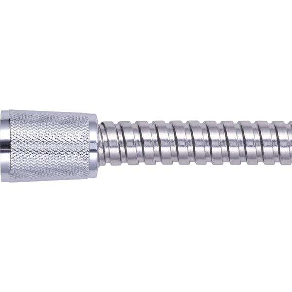 Latiguillo inox doble grapa cromado 1.50m