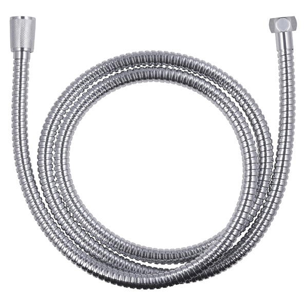 Latiguillo inox doble grapa cromado 1.75m