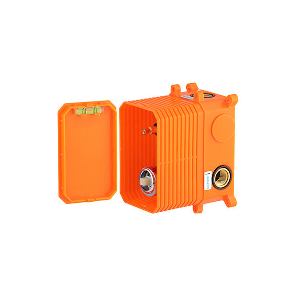 Mezclador mecánico empotrable para ducha cromado