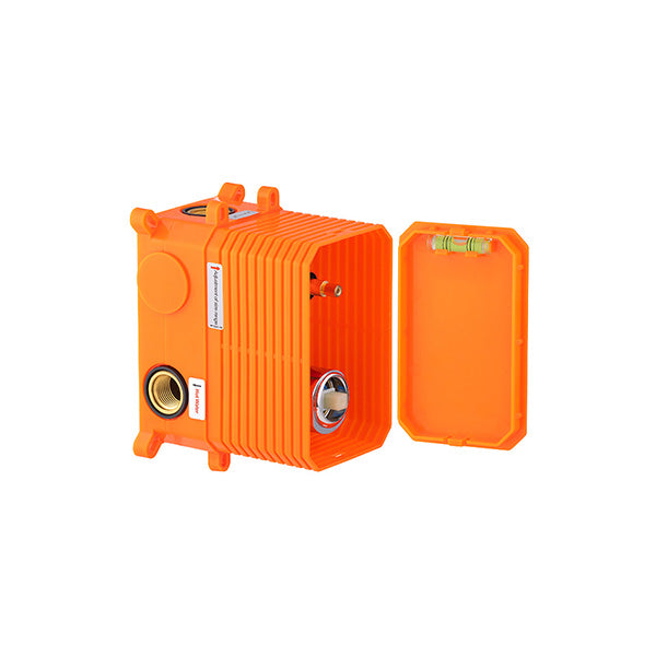 Mezclador mecánico empotrable para ducha cromado