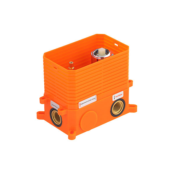 Mezclador mecánico empotrable para ducha cromado