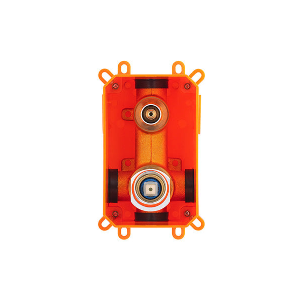 Mezclador mecánico empotrable para ducha cromado