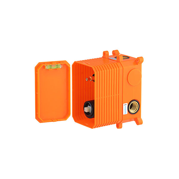 Mezclador mecánico empotrable para ducha negro