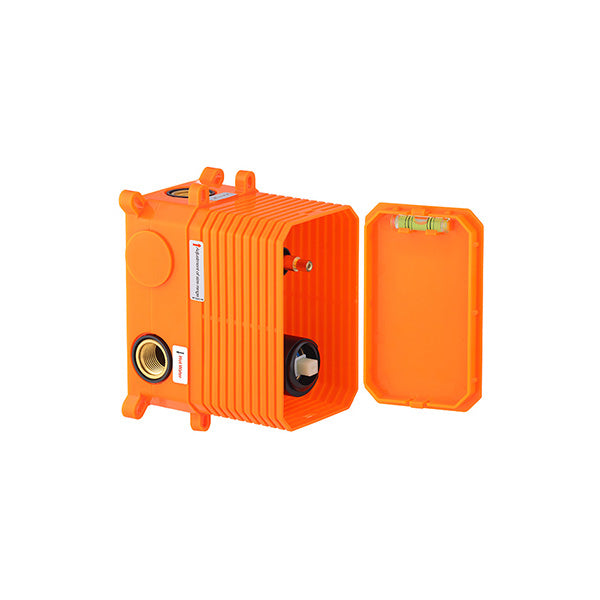 Mezclador mecánico empotrable para ducha negro