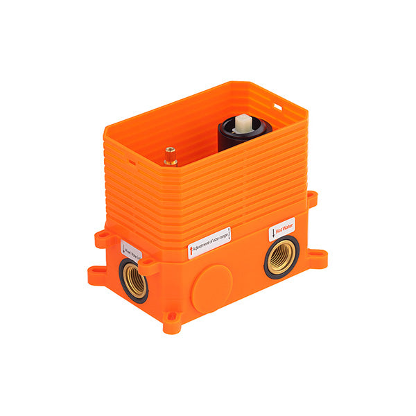 Mezclador mecánico empotrable para ducha negro