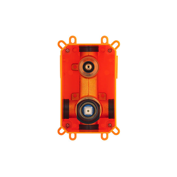 Mezclador mecánico empotrable para ducha negro