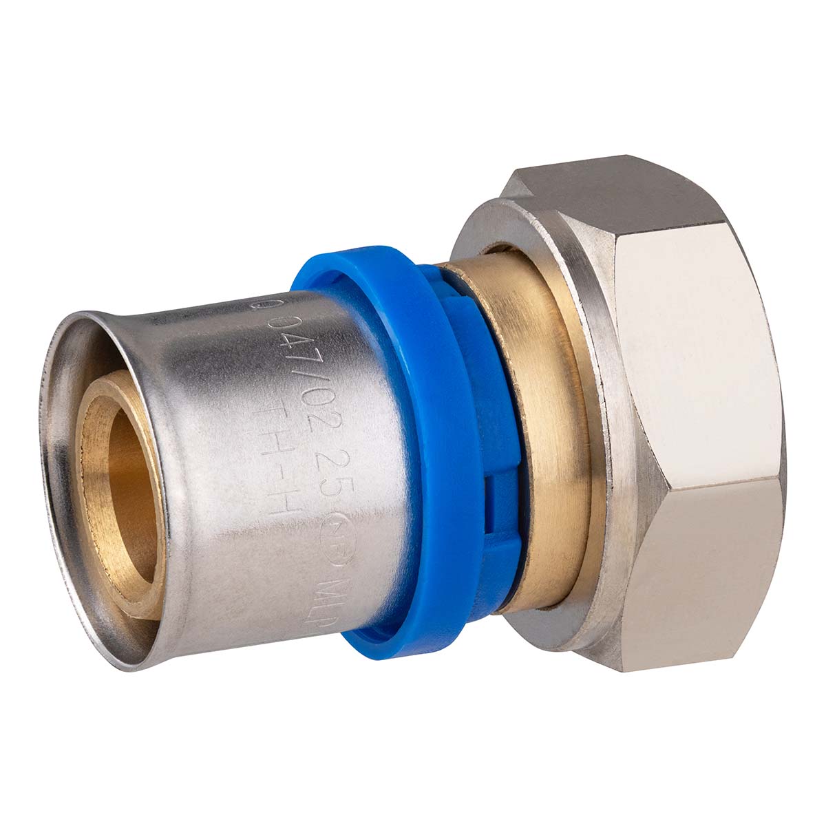 Racor móvil tuerca libre hembra