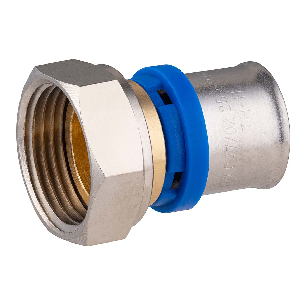 Racor móvil tuerca libre hembra