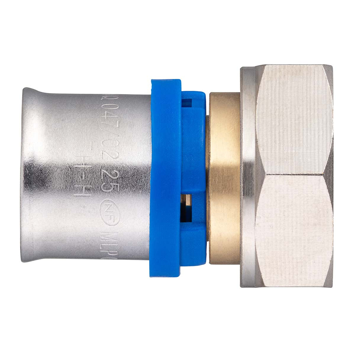 Racor móvil tuerca libre hembra