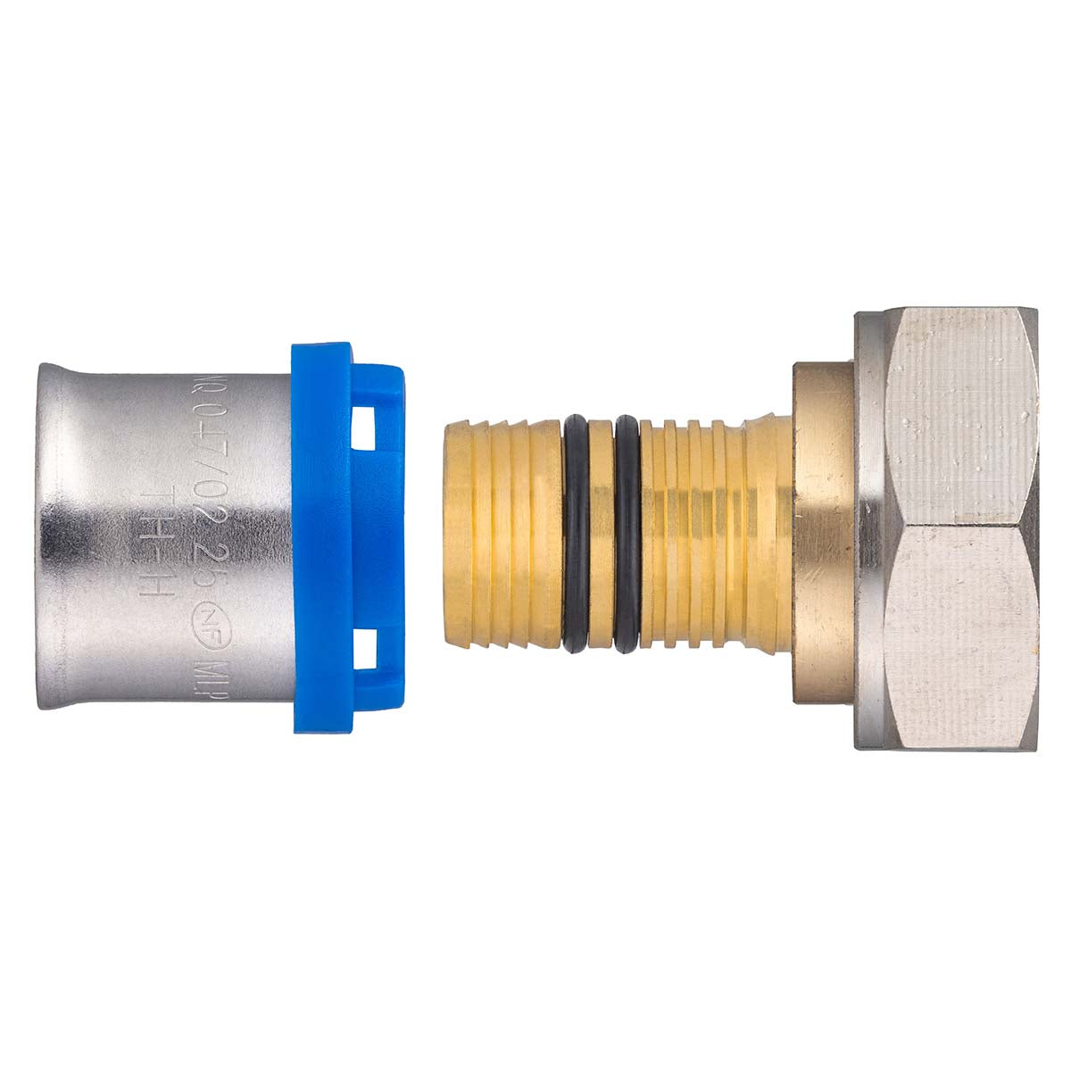 Racor móvil tuerca libre hembra