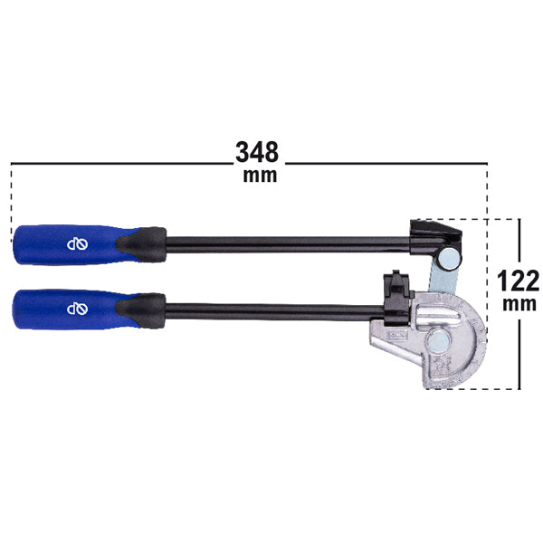 Dobladora manual de tubo de cobre 180°