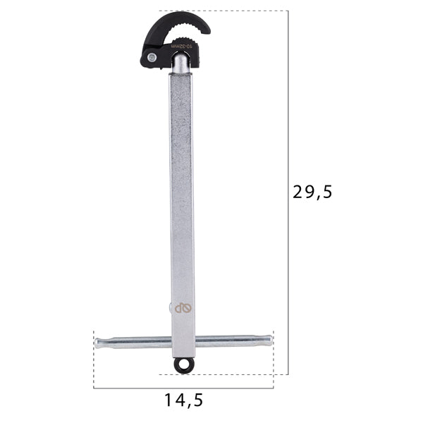 Llave de lavabo telescópica