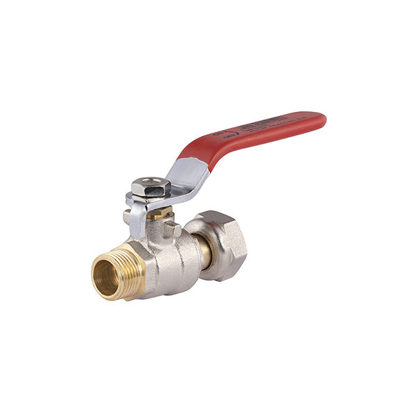 Válvula con palanca macho - hembra tuerca libre 3/8