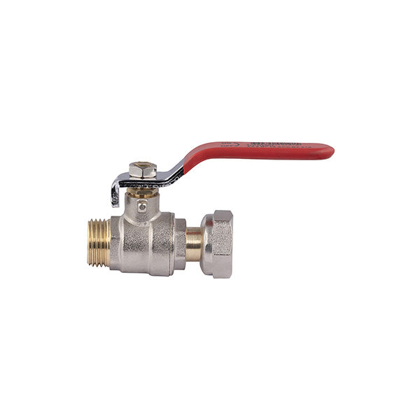 Válvula con palanca macho - hembra tuerca libre 1/2