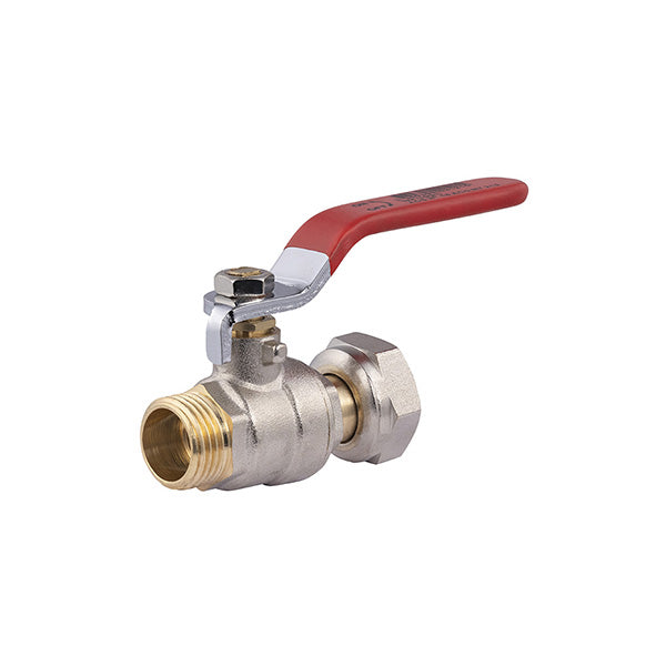 Válvula con palanca macho - hembra tuerca libre 1/2