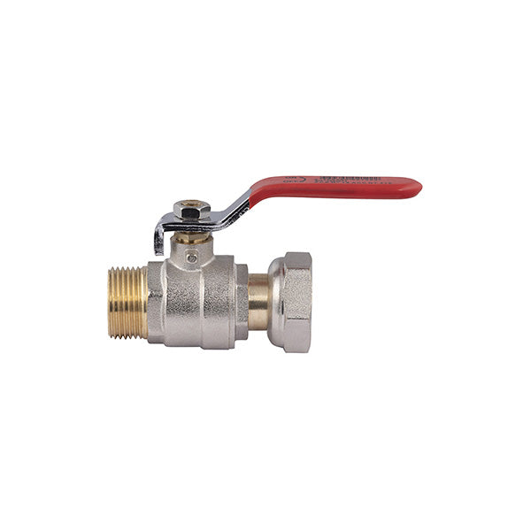 Válvula con palanca macho - hembra tuerca libre 3/4