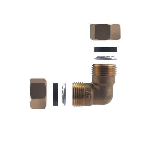 Codo junta mixta igual