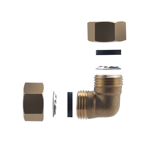 Codo junta mixta igual