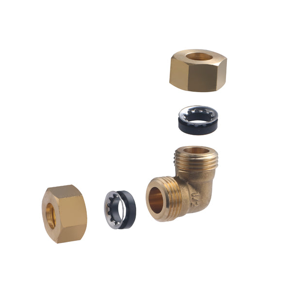 Codo junta mixta igual