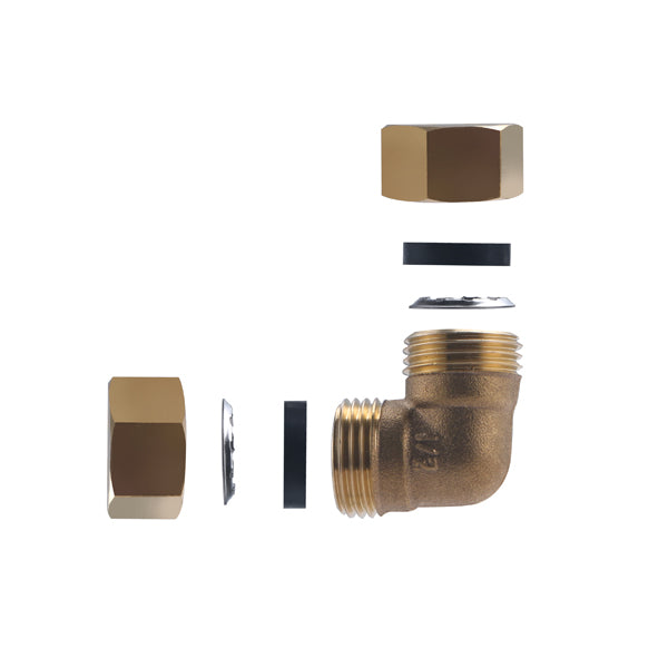 Codo junta mixta igual