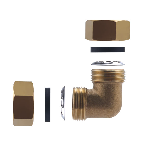 Codo junta mixta igual