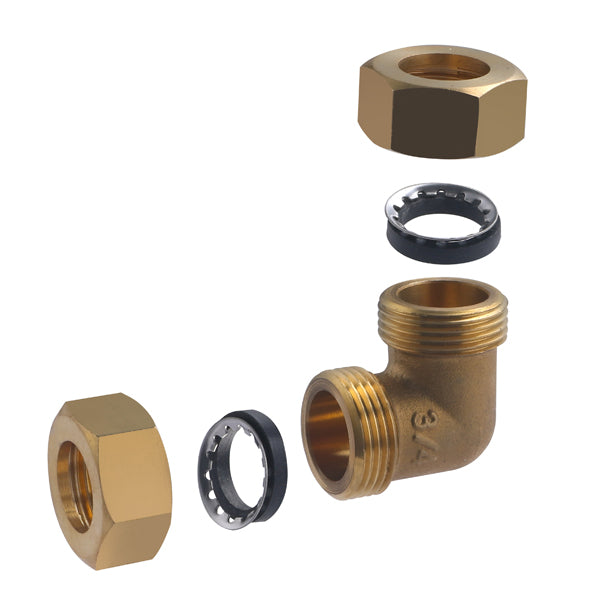 Codo junta mixta igual