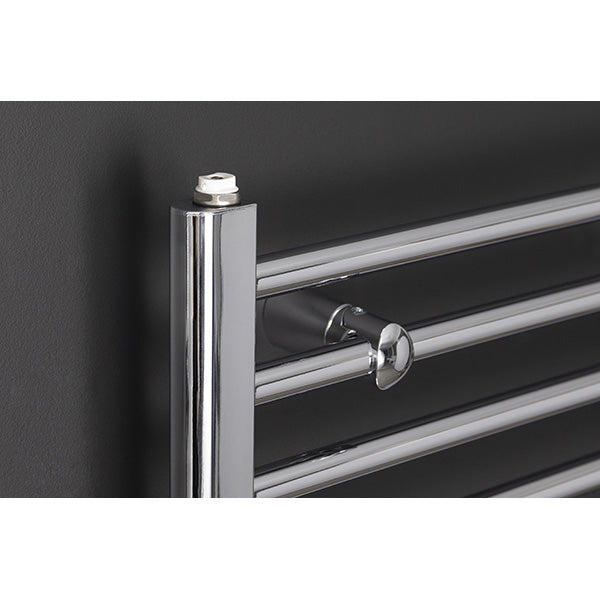 Kit completo válvula termostática para radiador cromado instalación