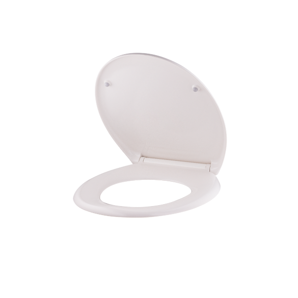 Asiento de inodoro termoestable blanco