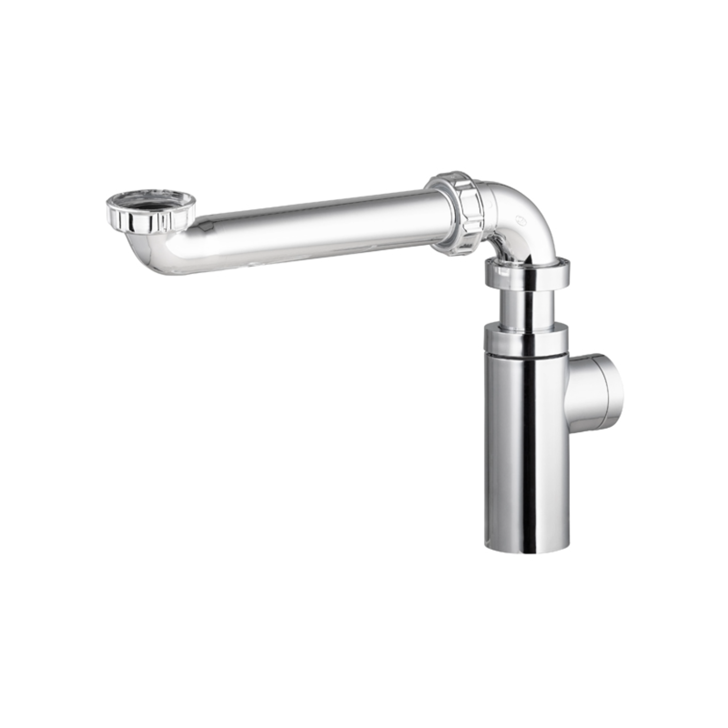 Desagüe De Plástico Ahorra Espacio Kör4u - 1 1/2 Pulgadas, Para Sifón De Cocina Y Baño