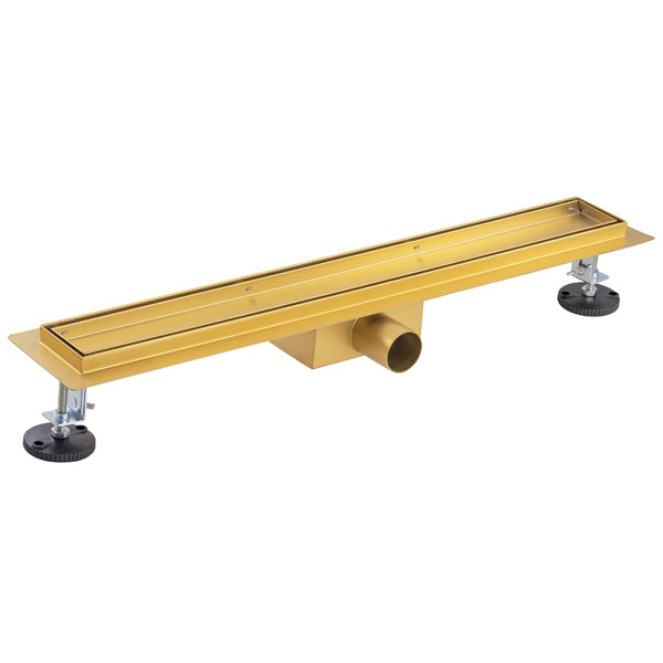 Canaleta de ducha dorado italiana para alicatar