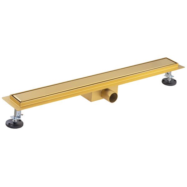 Canaleta de ducha dorado italiana para alicatar