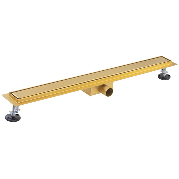 Canaleta de ducha dorado italiana para alicatar