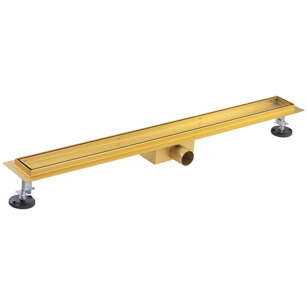 Canaleta de ducha dorado italiana para alicatar