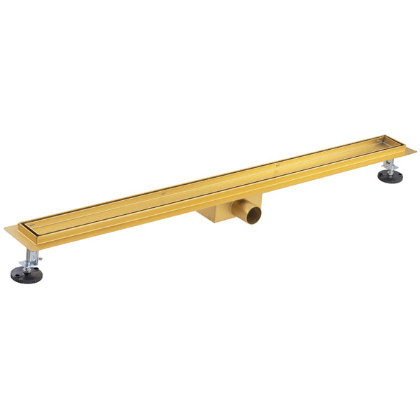 Canaleta de ducha dorado italiana para alicatar