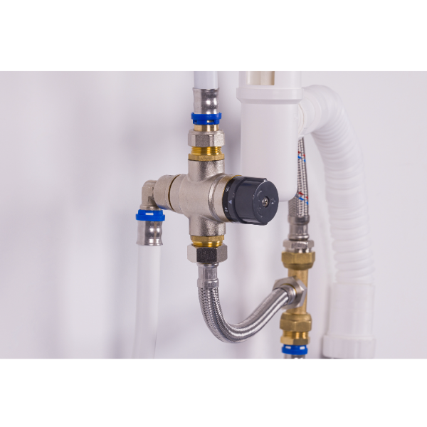 Instalacion mezclador termostático para calentadores