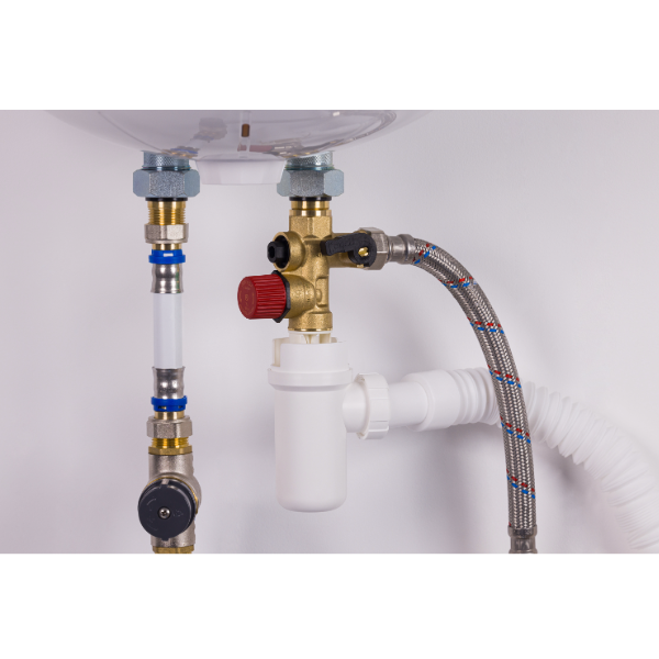 Instalacion Grupo de seguridad recto NF MH3/4"